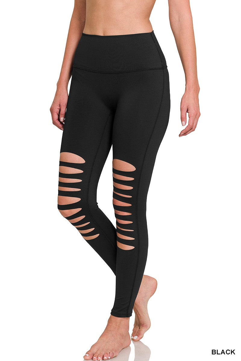 Keep It Moving Cut Out Leggings