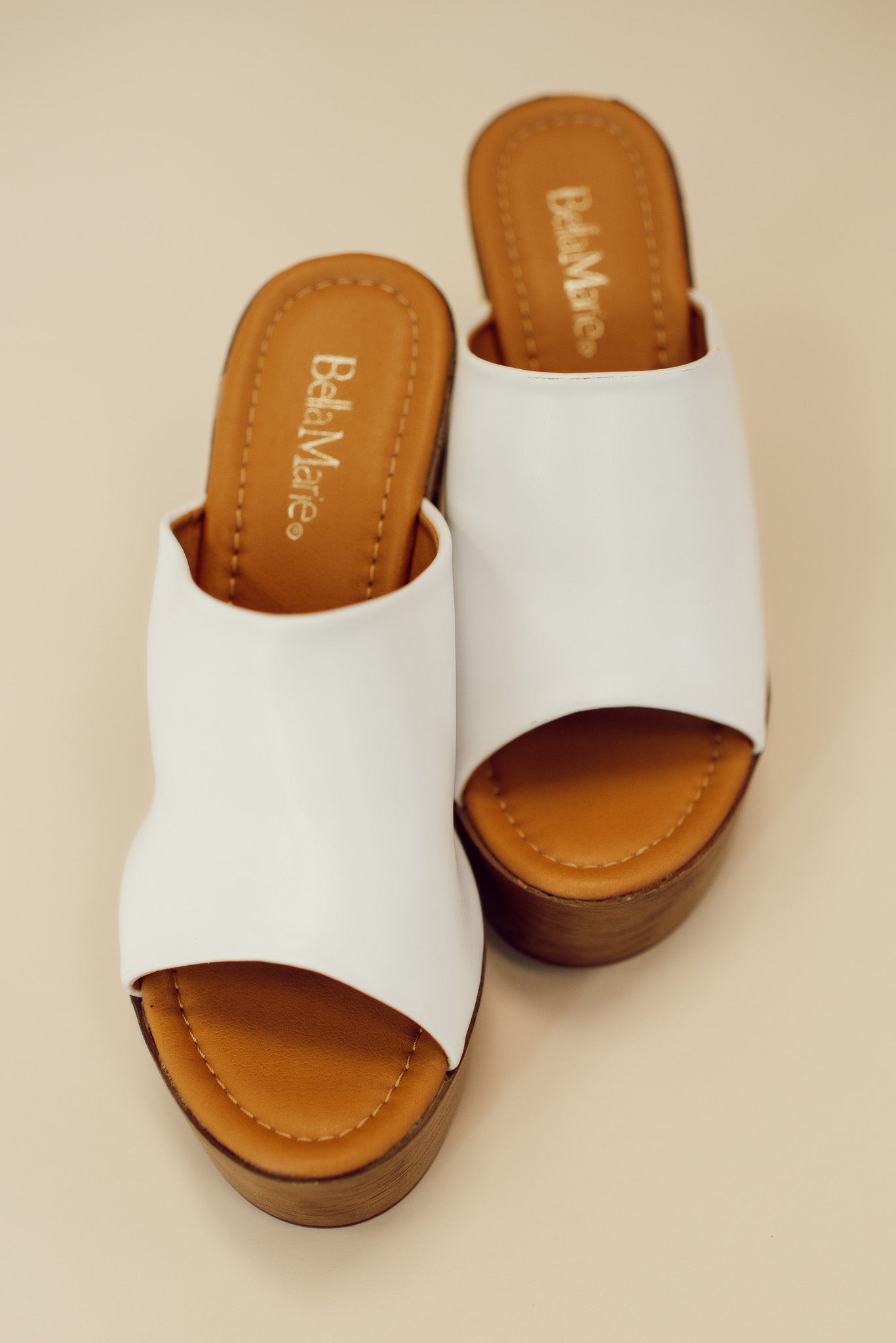 Rosemary Beach Wedge Sandals (White)