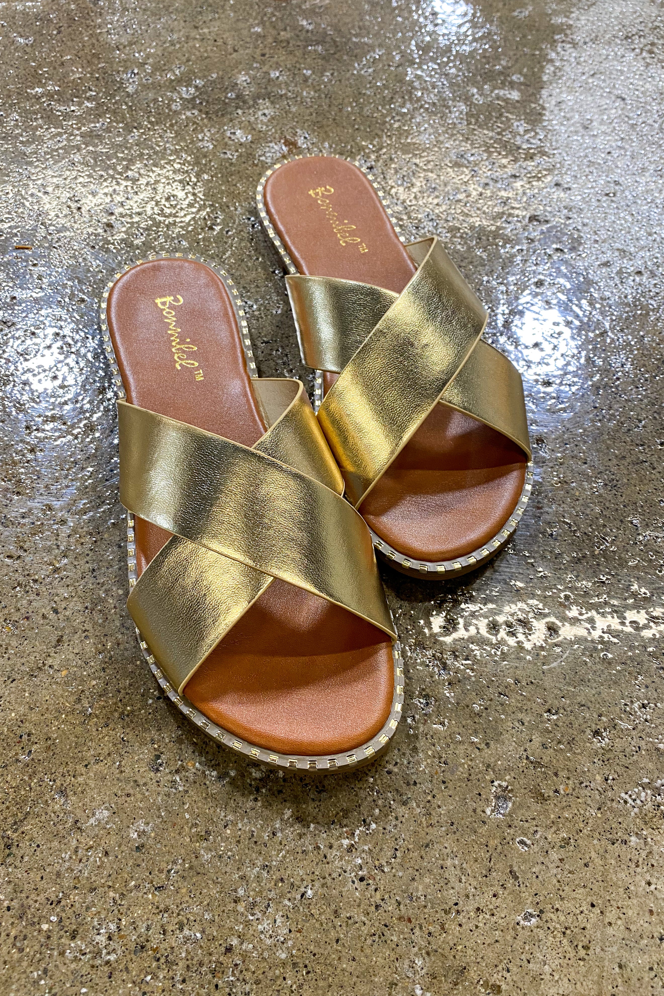 The Micah Sandals (Gold)