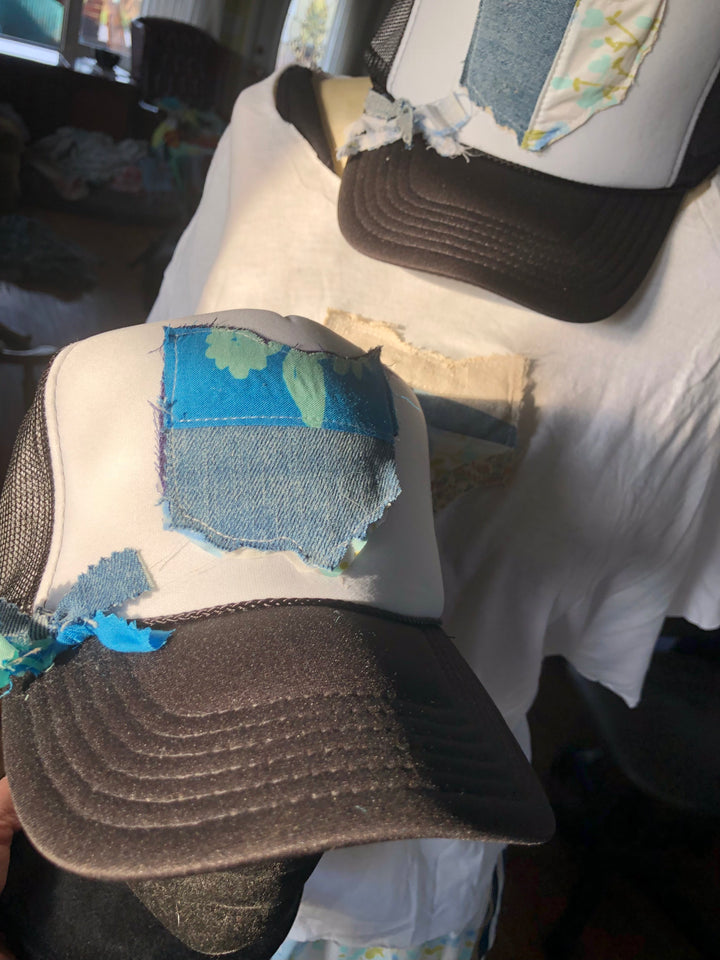 Patchwork Trucker Hat