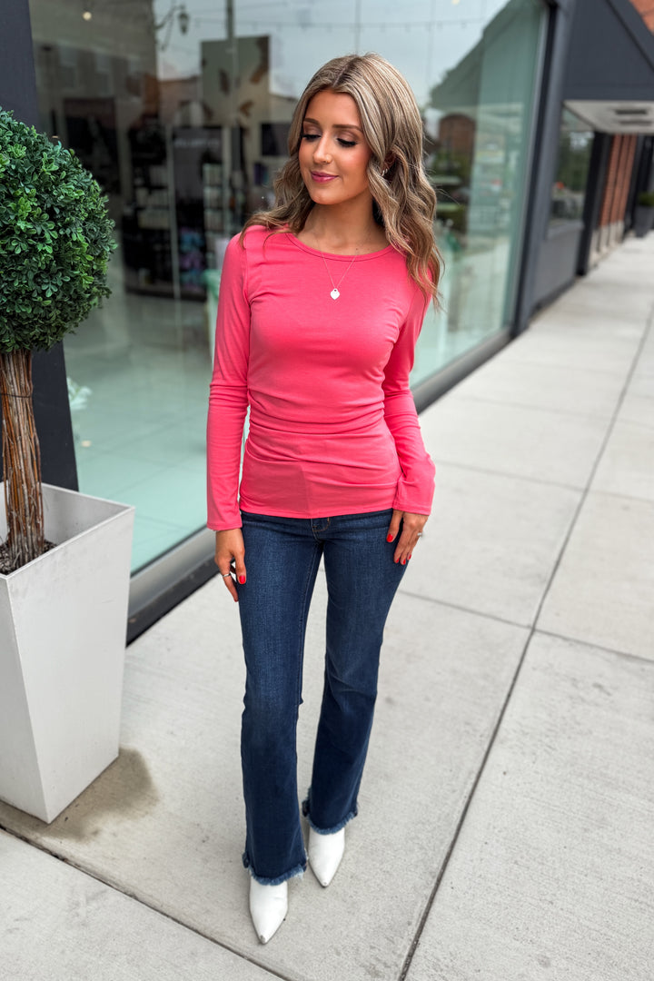 Chance For Love Top (Coral)