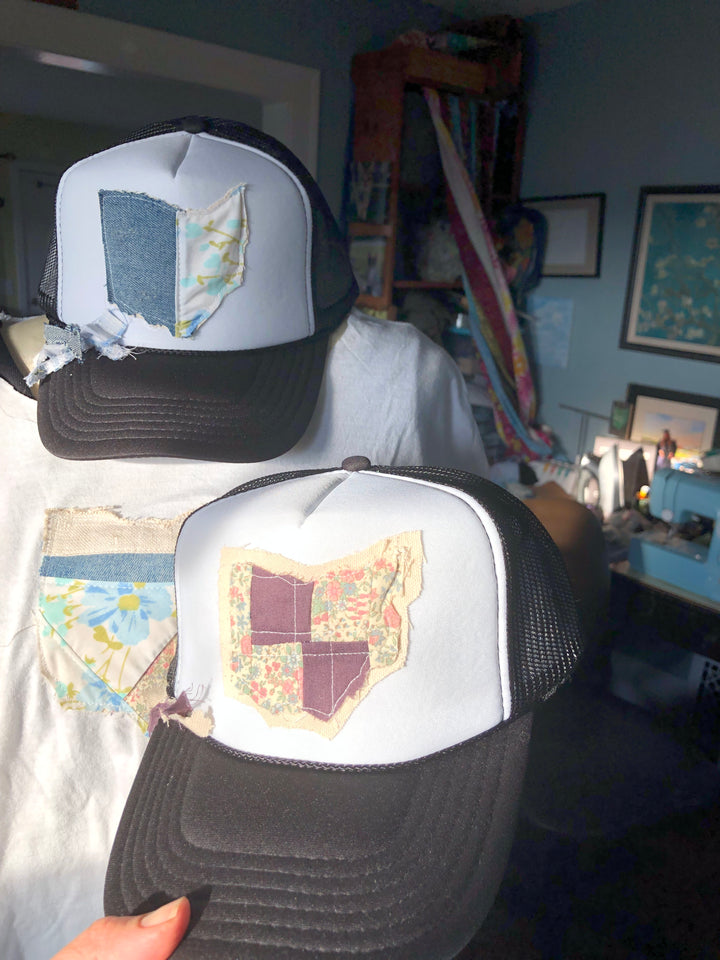 Patchwork Trucker Hat