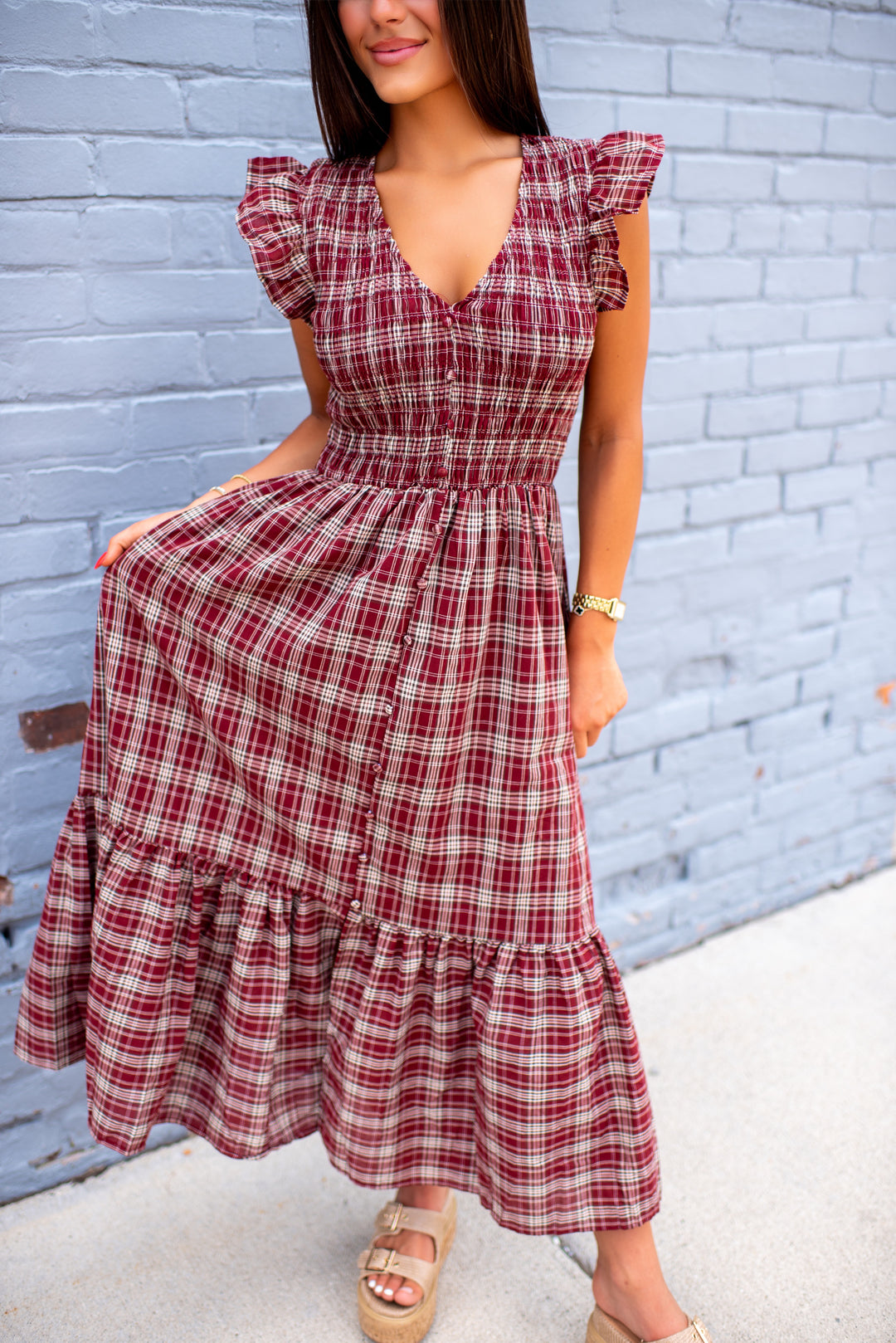 midi layne dress Midi Blue Layne Boutique