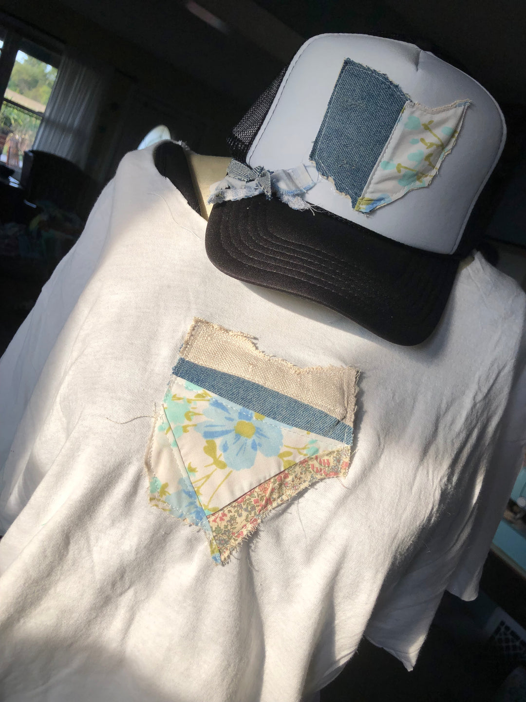 Patchwork Trucker Hat