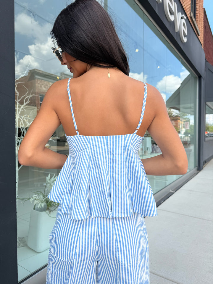 RESTOCK Marina Stripe Set (Blue)