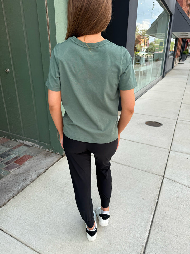 Baseline Box Tee (Green)
