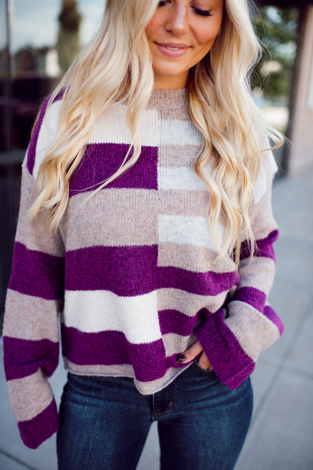 Cider Season Sweater (Plum)
