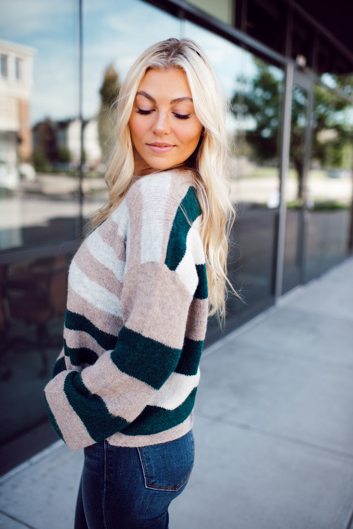 Cider Season Sweater (Hunter Green)