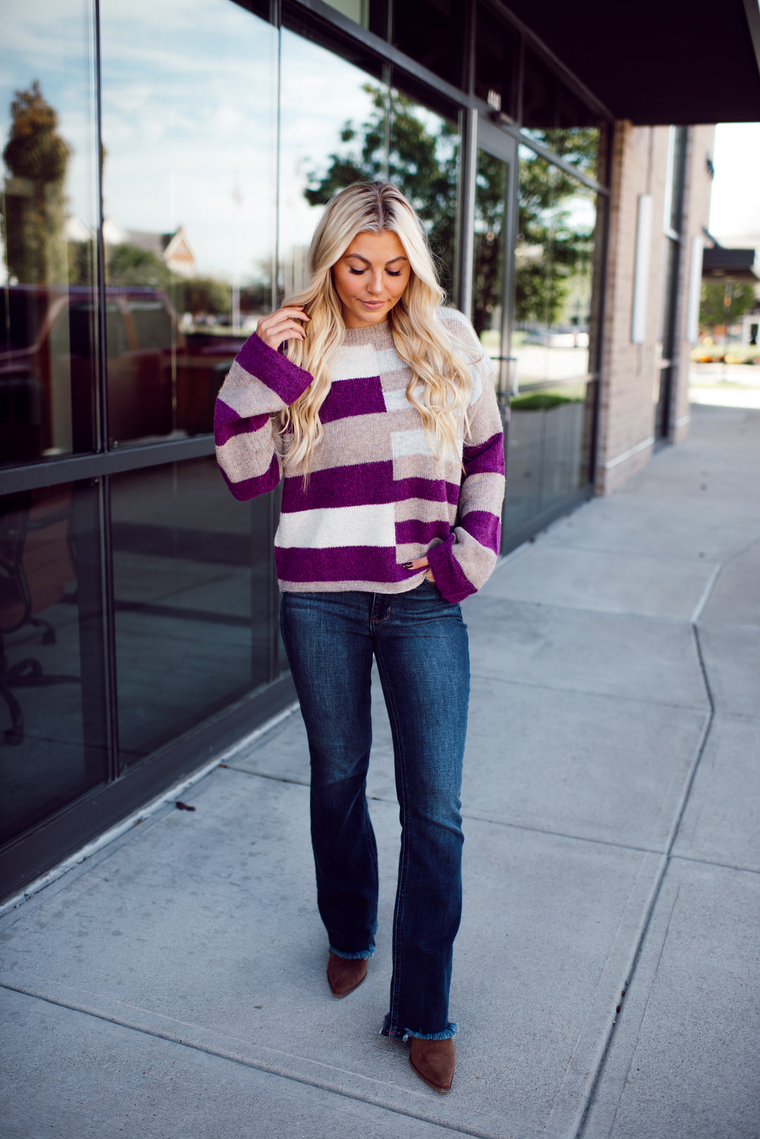 Cider Season Sweater (Plum)