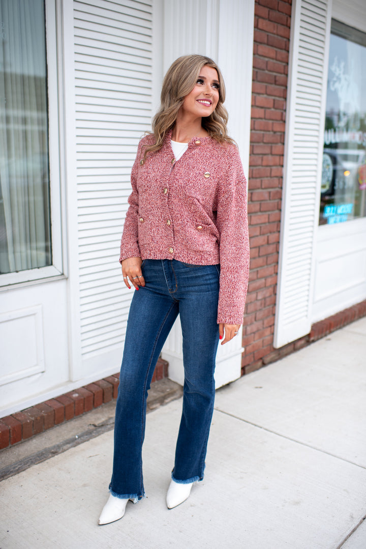 Practical Magic Cardigan (Red)