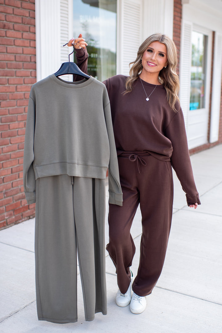 Rest & Relax Pullover (Olive)