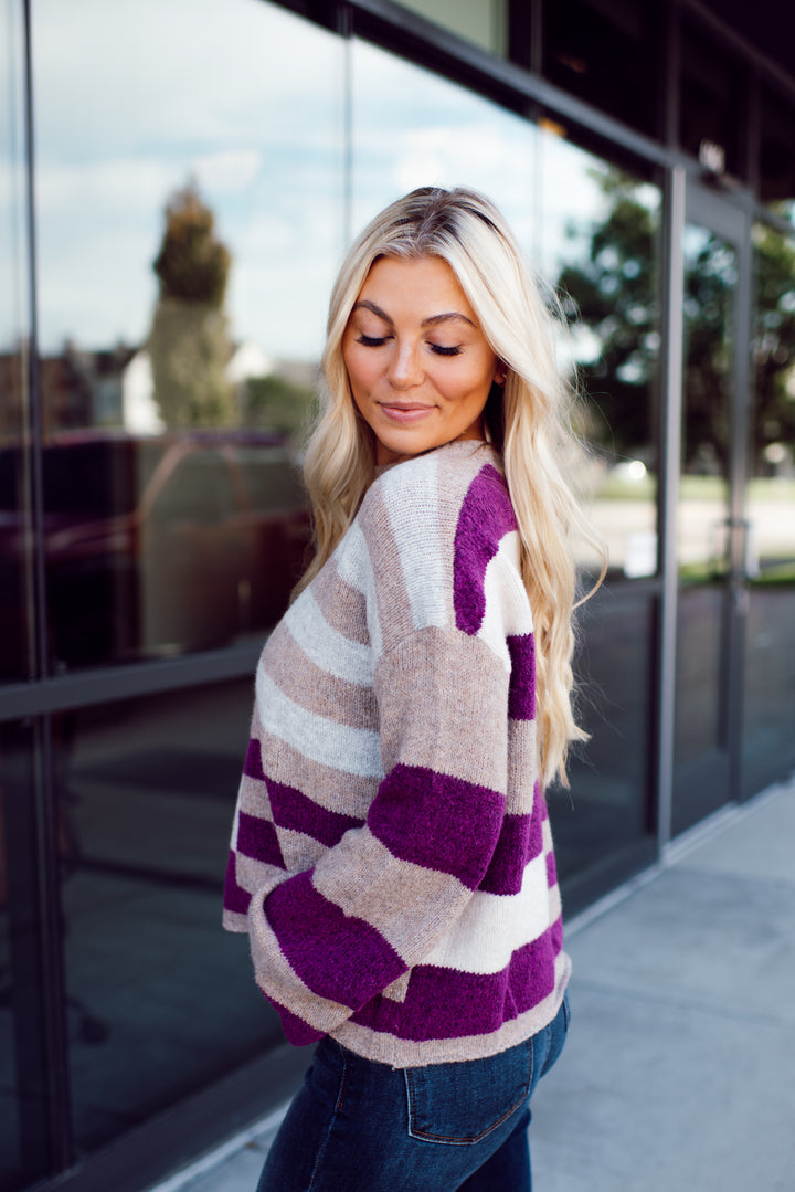 Cider Season Sweater (Plum)
