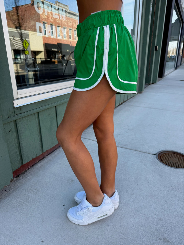 Flex Flow Active Shorts (Green)