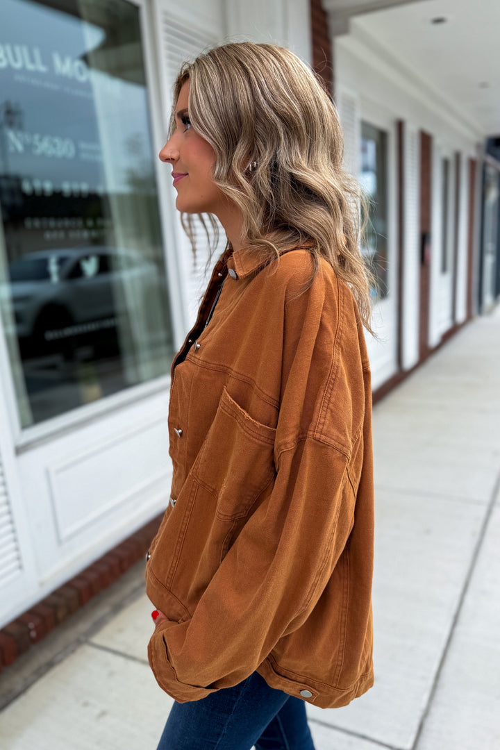 Cooler Days Jacket (Caramel)