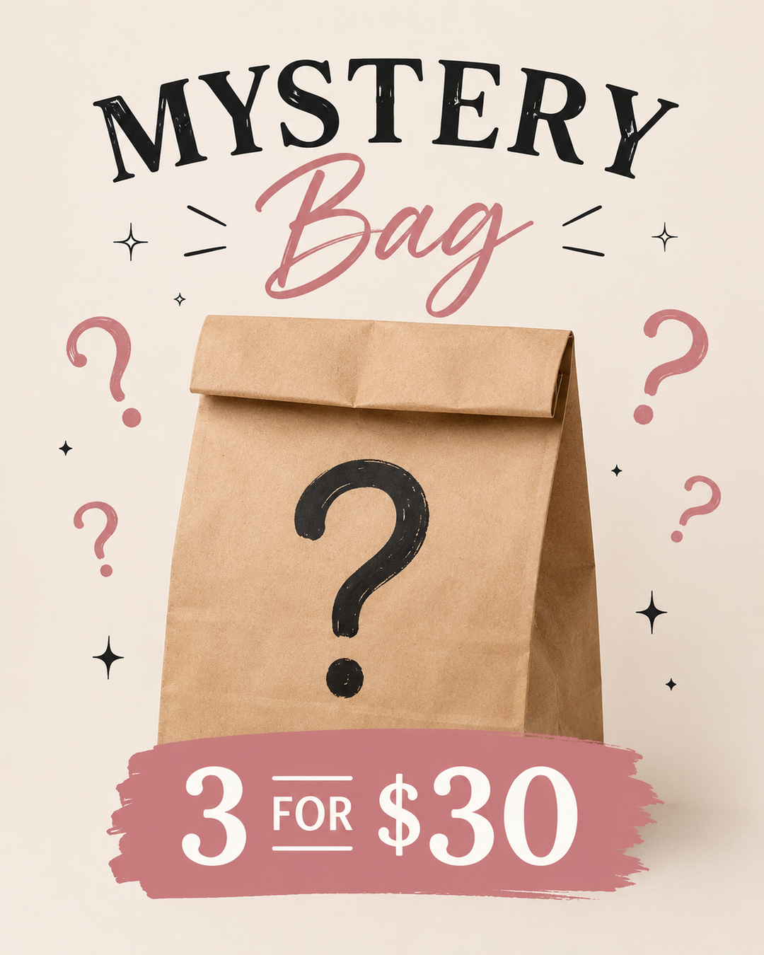 Mystery Bag 3 Items