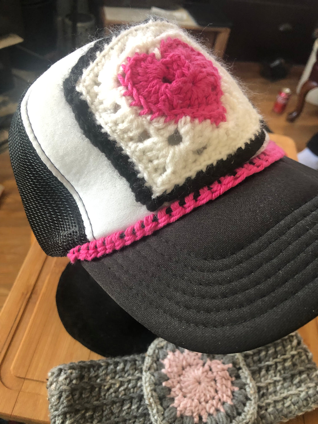 Crochet Trucker Hat