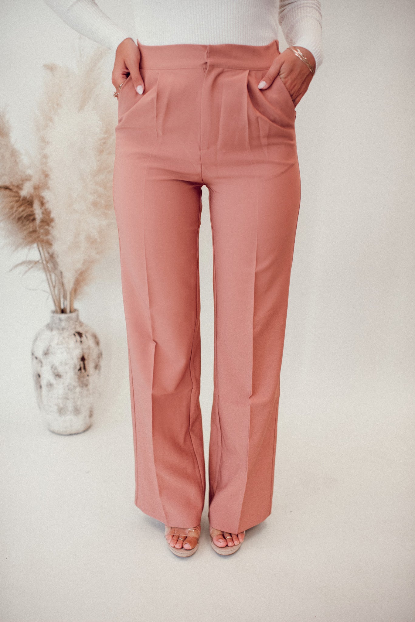 Of Course Pants (Wood Pink)