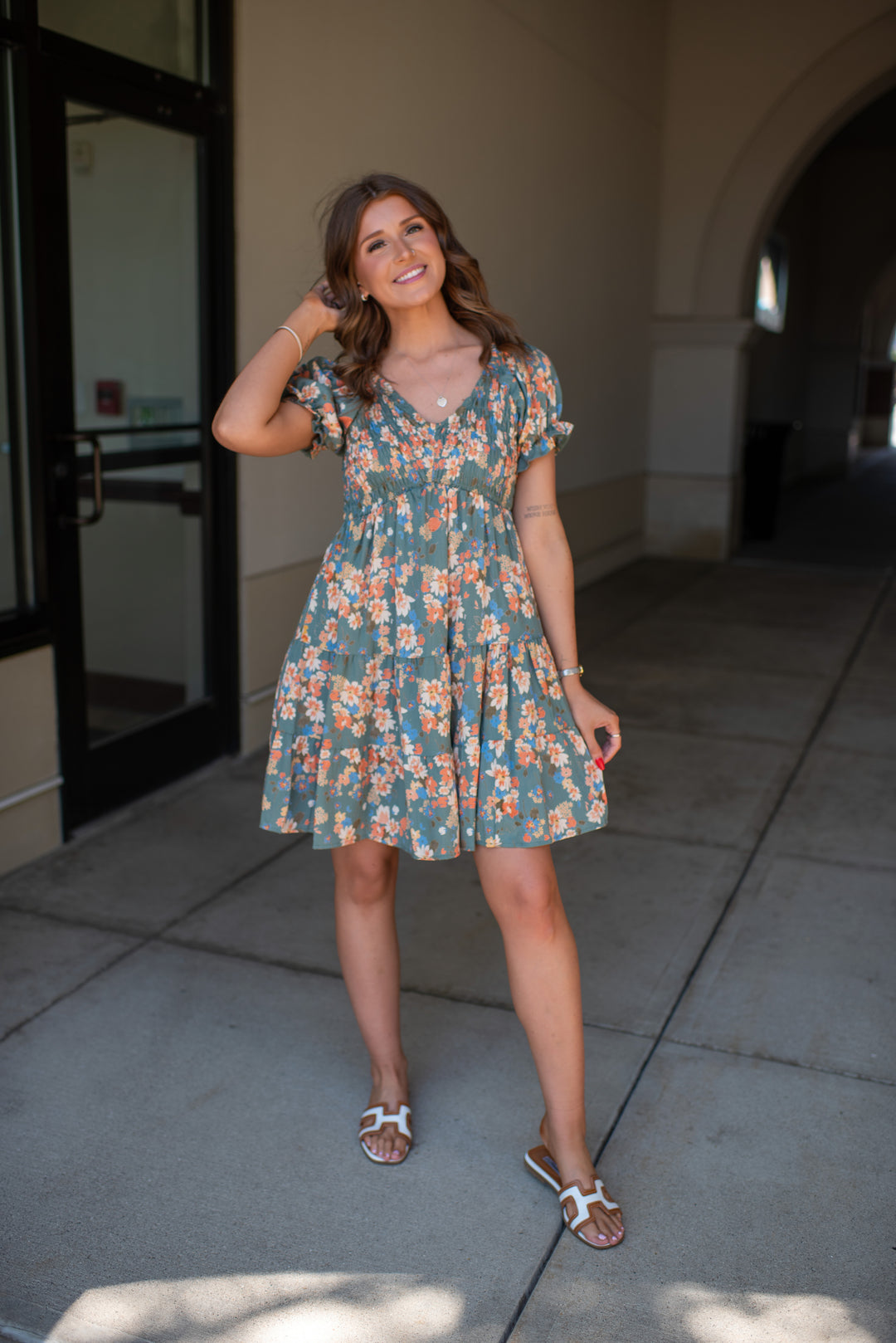 Saylor Mini Dress (Green)