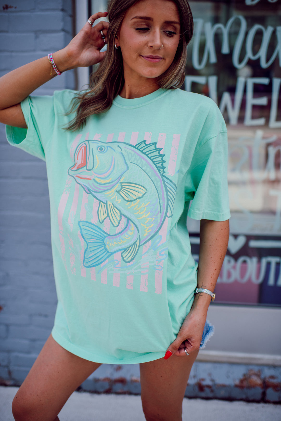 Rainbow Bass Graphic Tee