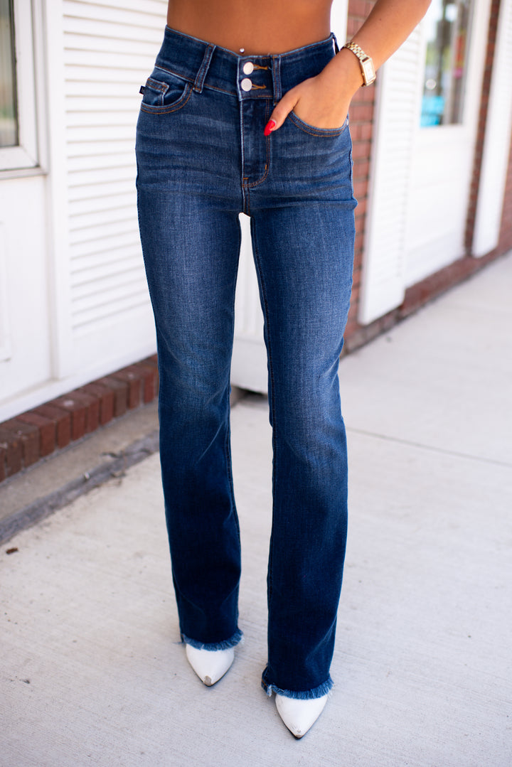 Judy Blue Aurelia High Rise Vintage Bootcut Jeans