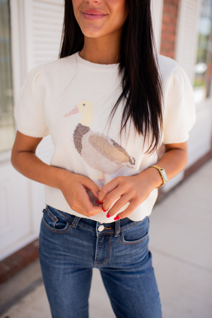 Duck Duck Top (Ivory)