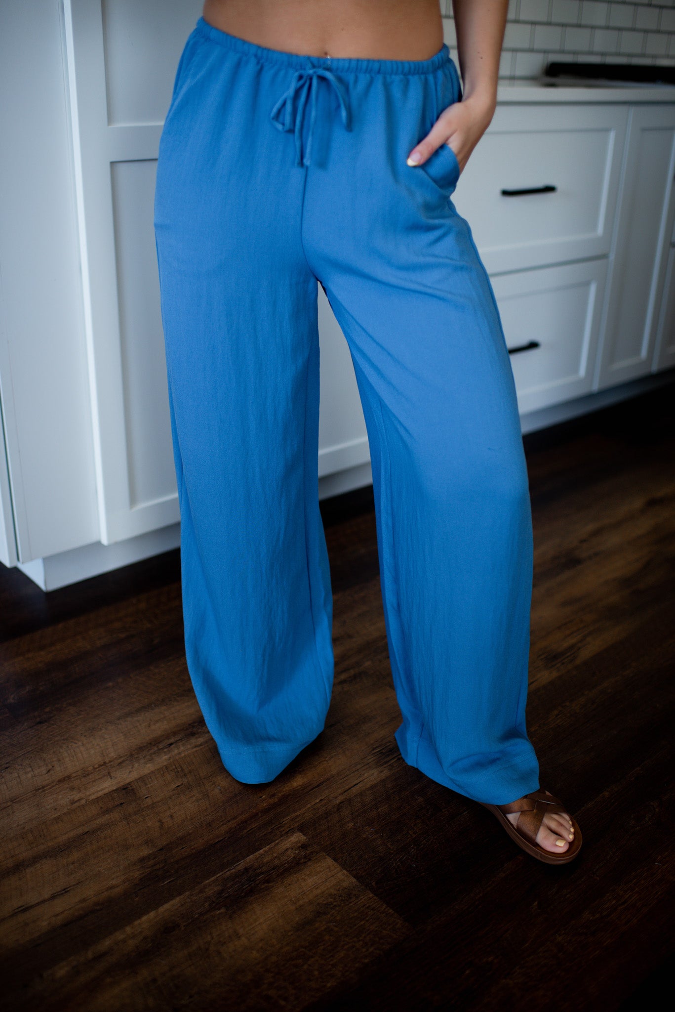 サルセーション Close fitting pants ライトブルー XS Z Supply Soliel Pants (Riviera Blue) – Blue Layne Boutique