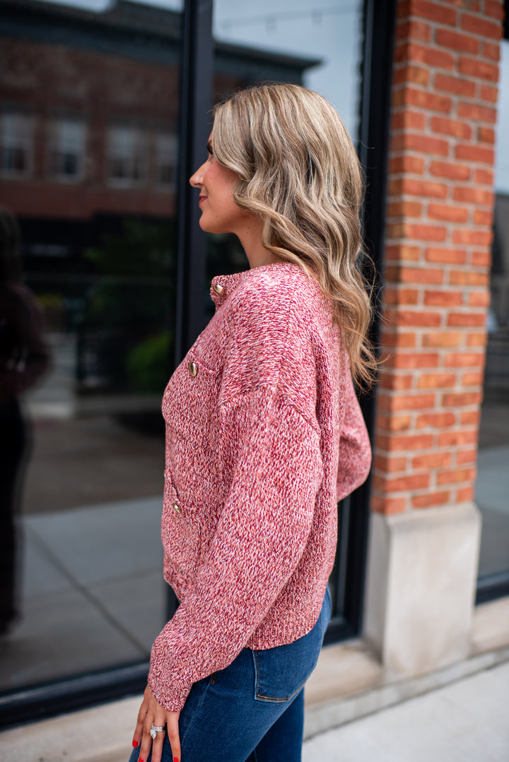 Practical Magic Cardigan (Red)