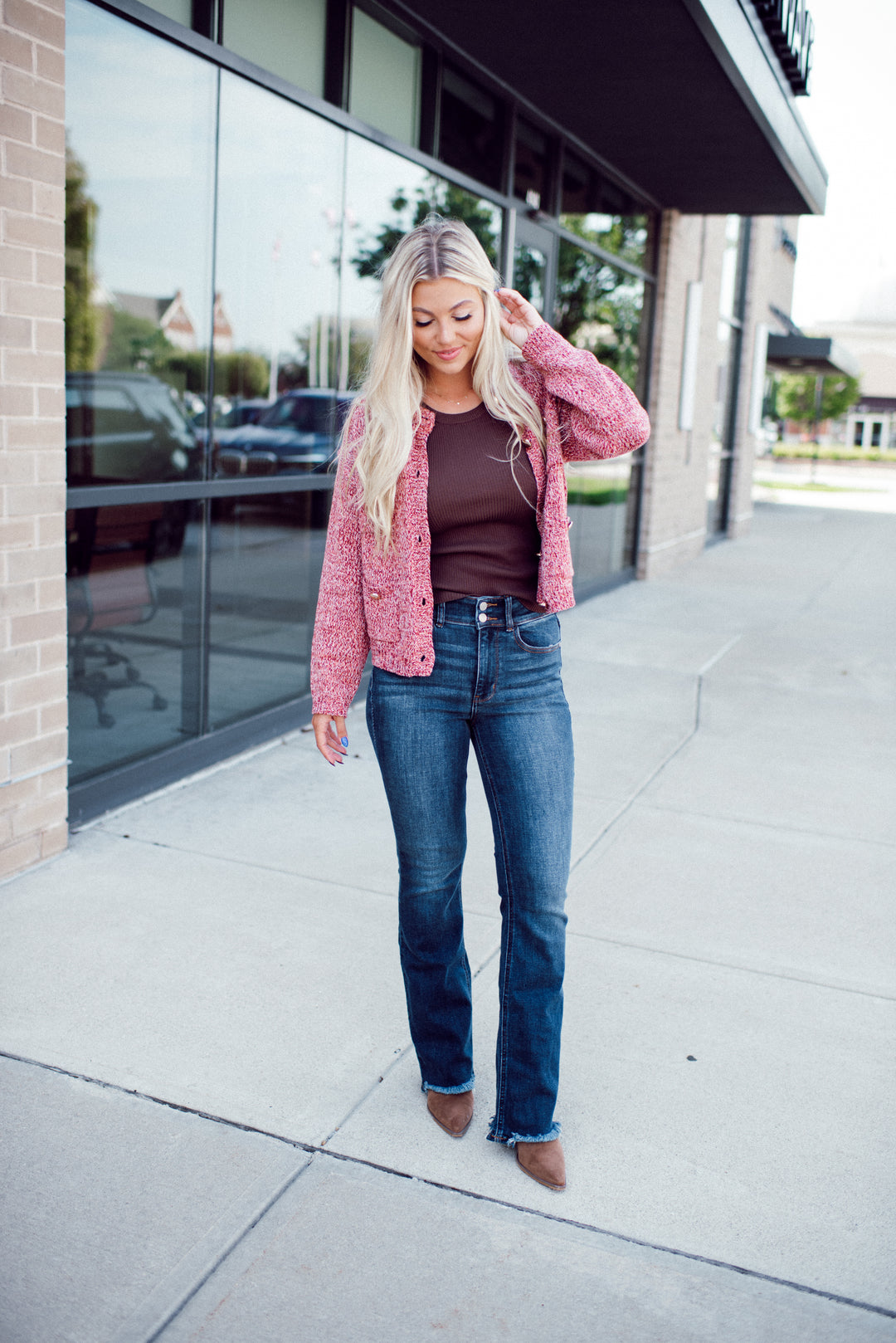 Practical Magic Cardigan (Red)