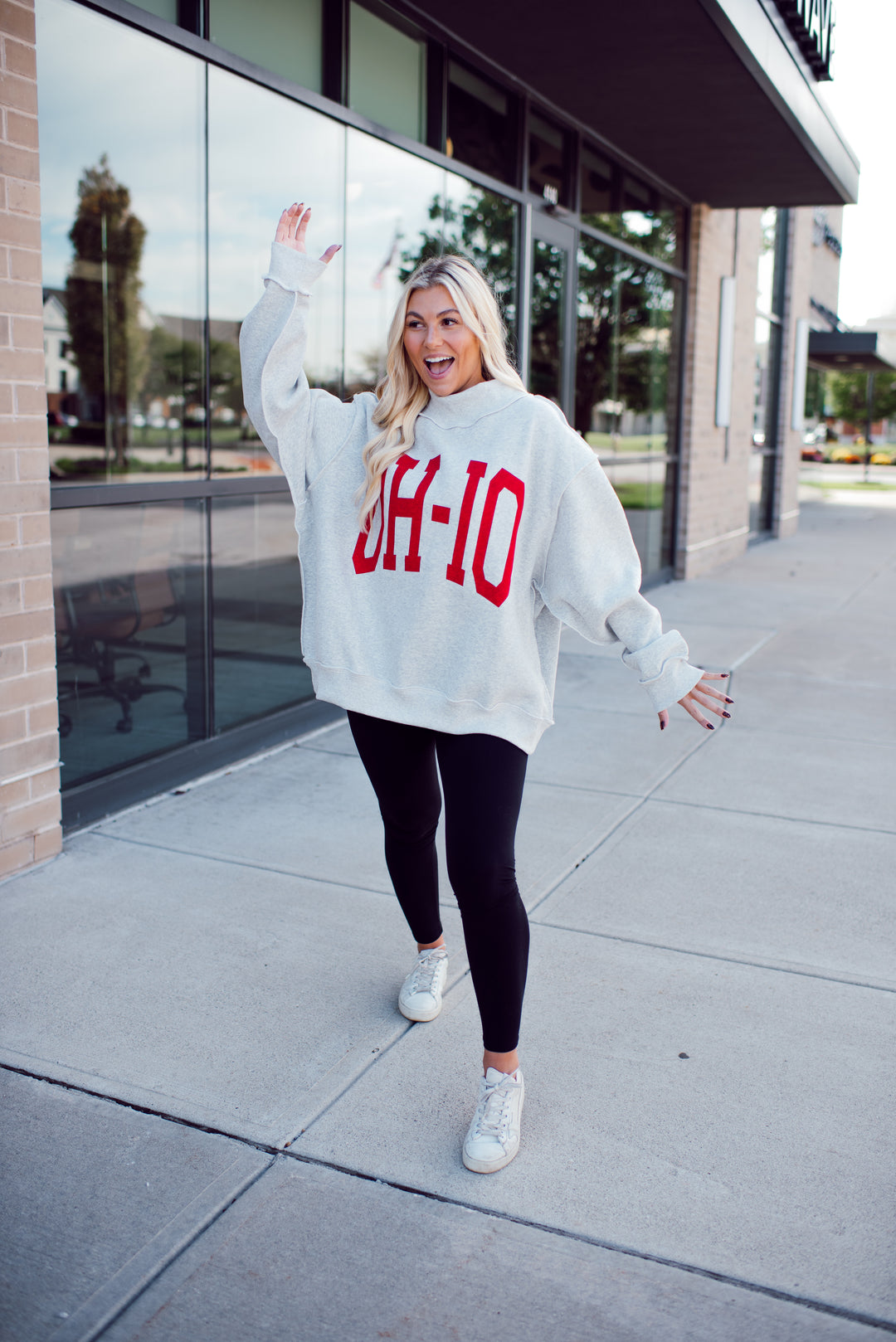 Ohio Reversible Mock Neck (Grey)