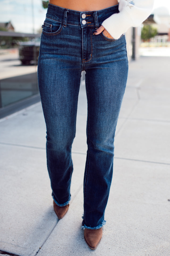 Judy Blue Aurelia High Rise Vintage Bootcut Jeans