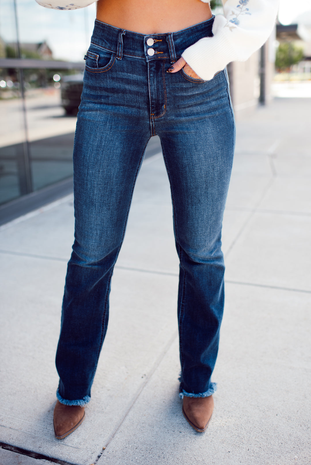 Judy Blue Aurelia High Rise Vintage Bootcut Jeans