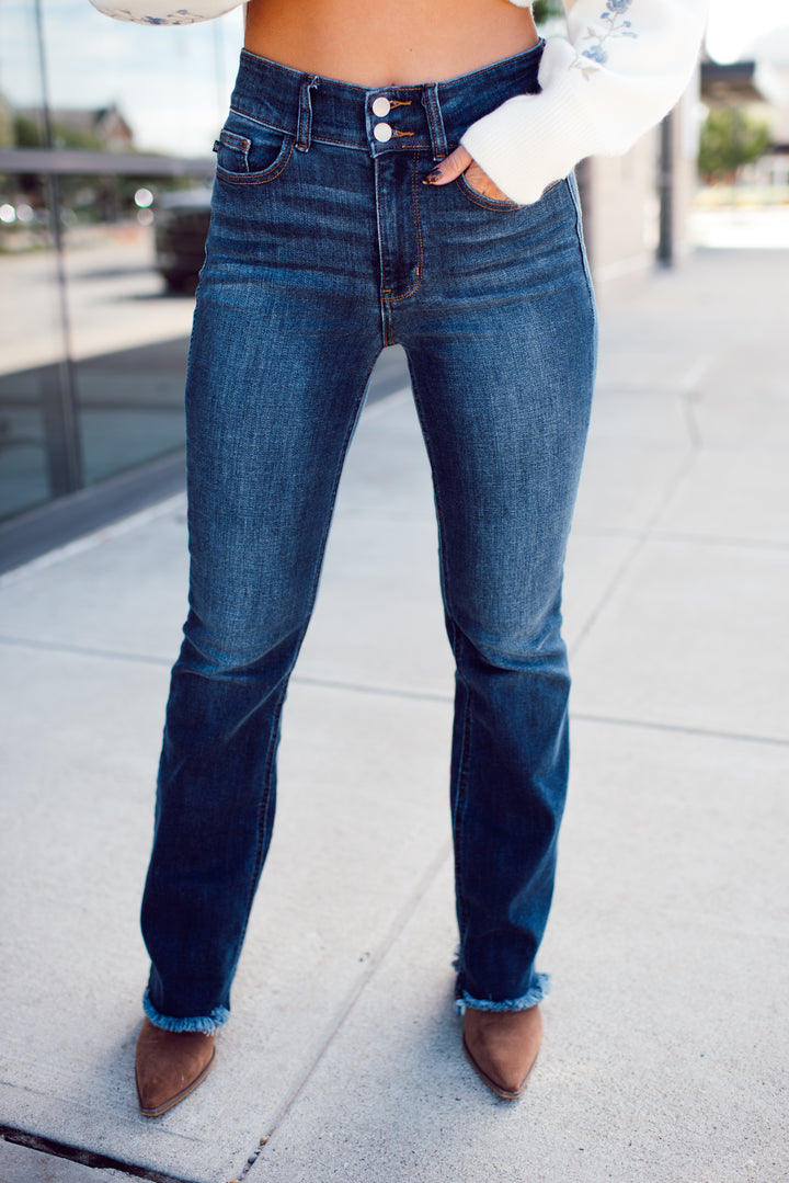 Judy Blue Aurelia High Rise Vintage Bootcut Jeans