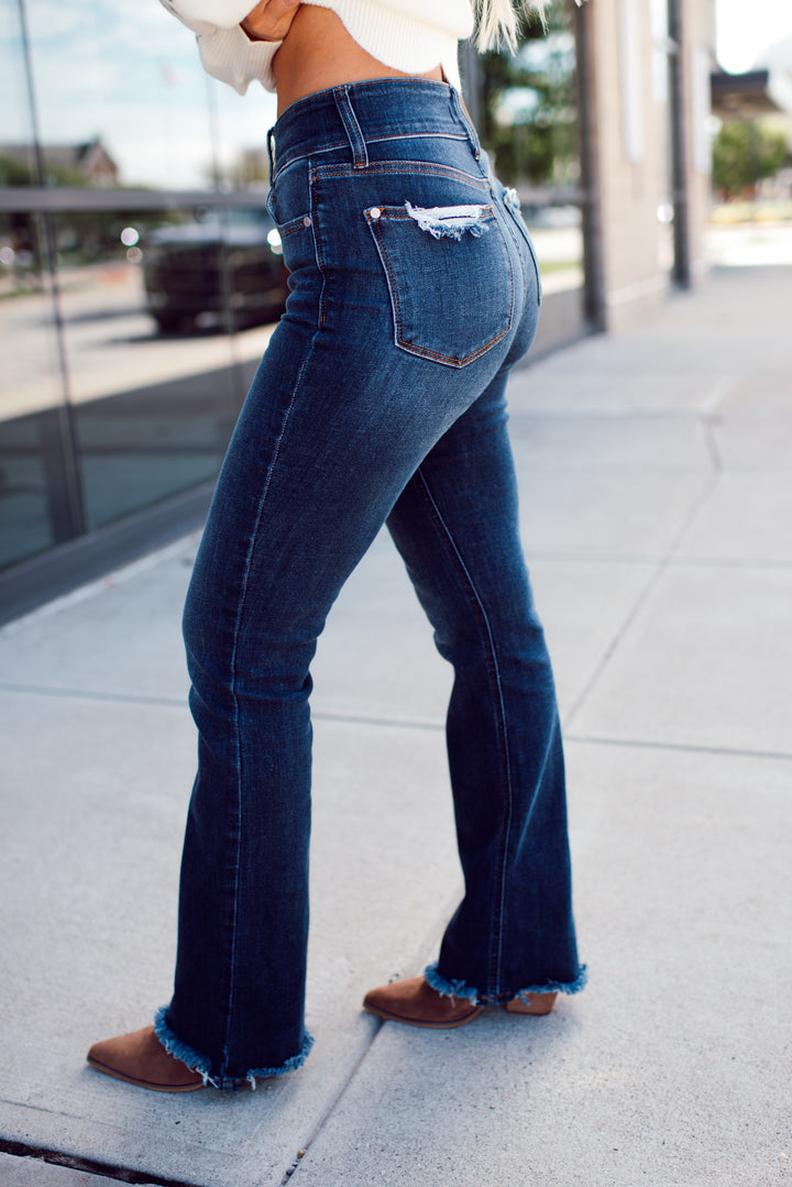 Judy Blue Aurelia High Rise Vintage Bootcut Jeans