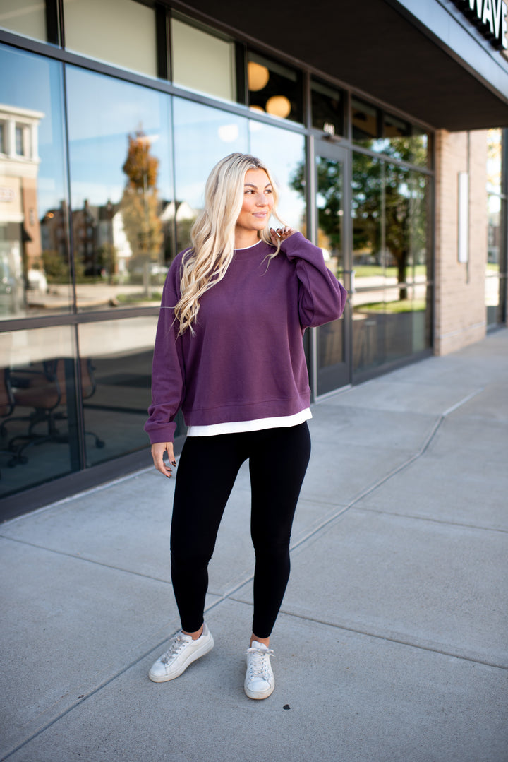 Already Layered Up (Plum)