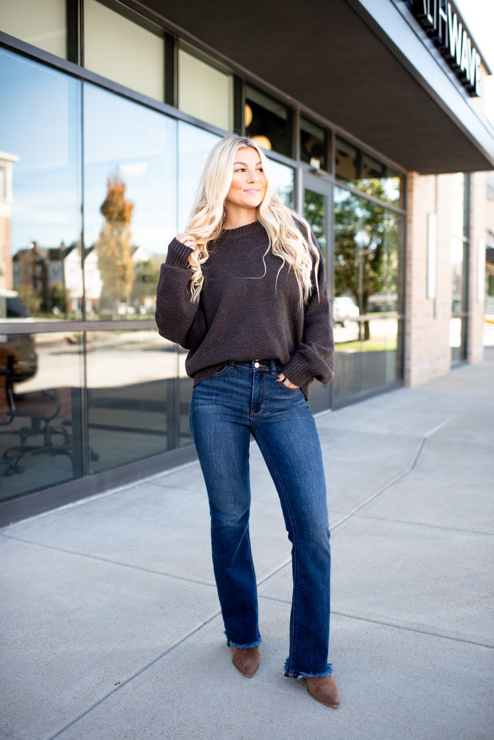 The Taylor Crewneck Sweater (Brown)