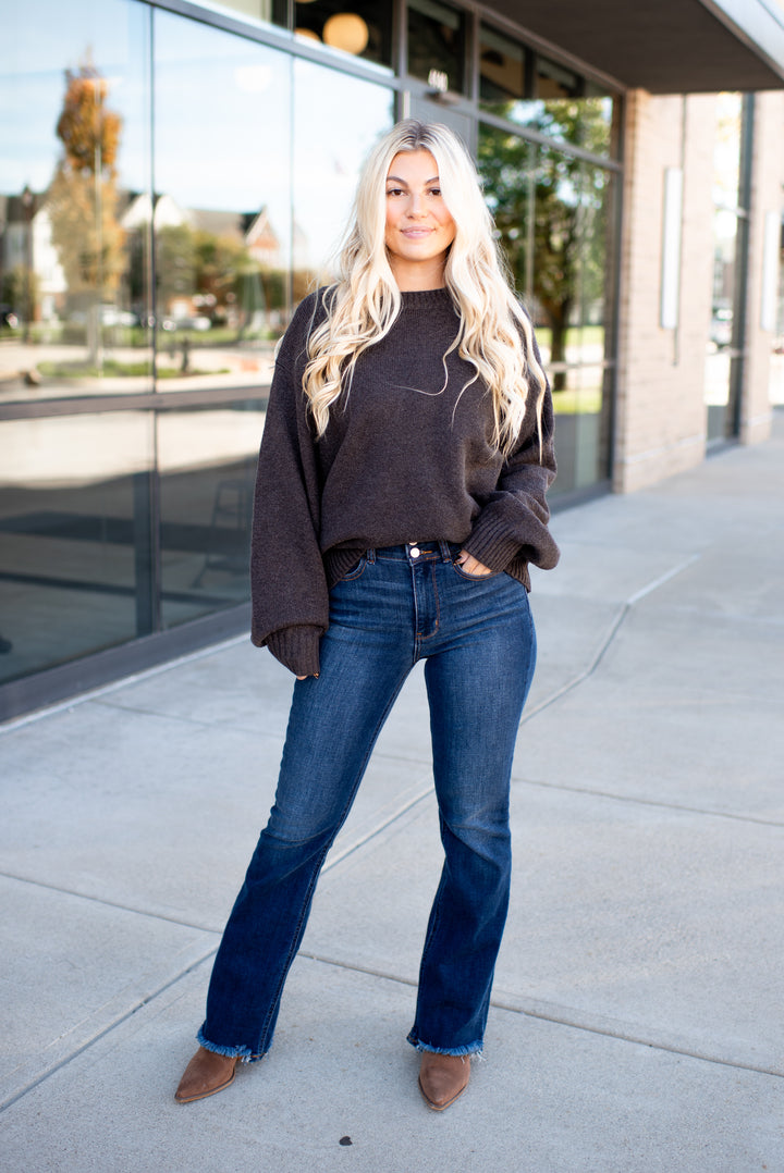 The Taylor Crewneck Sweater (Brown)