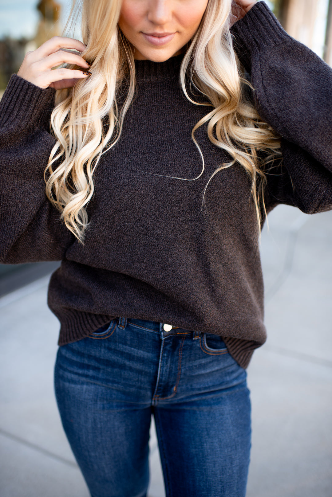 The Taylor Crewneck Sweater (Brown)