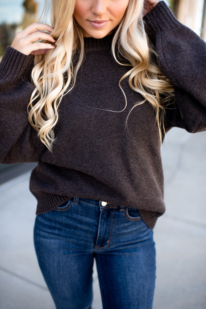 The Taylor Crewneck Sweater (Brown)