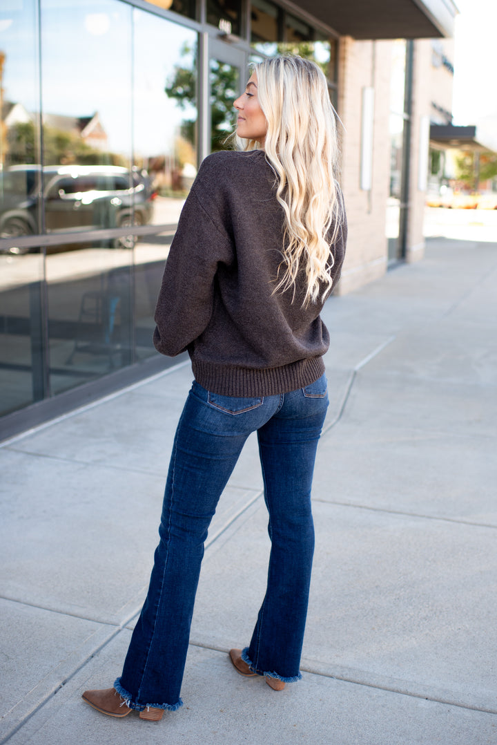 The Taylor Crewneck Sweater (Brown)