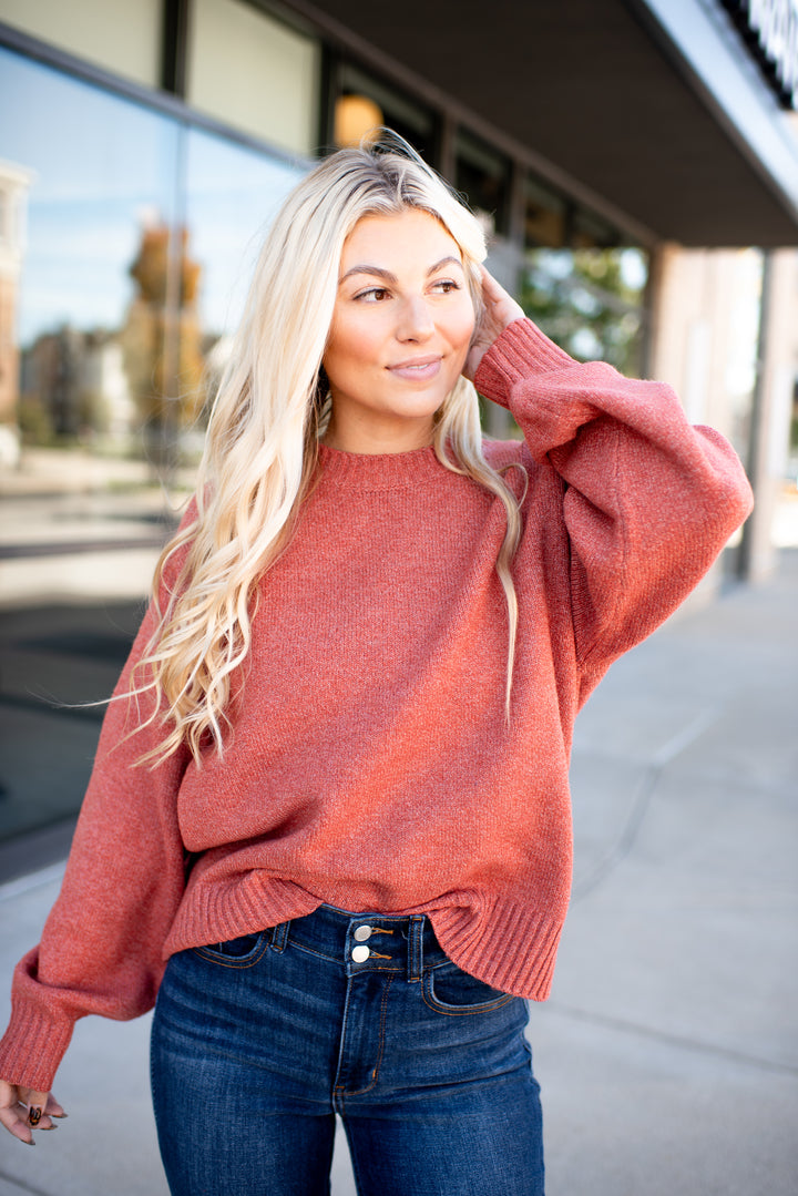 The Taylor Crewneck Sweater (Ginger)