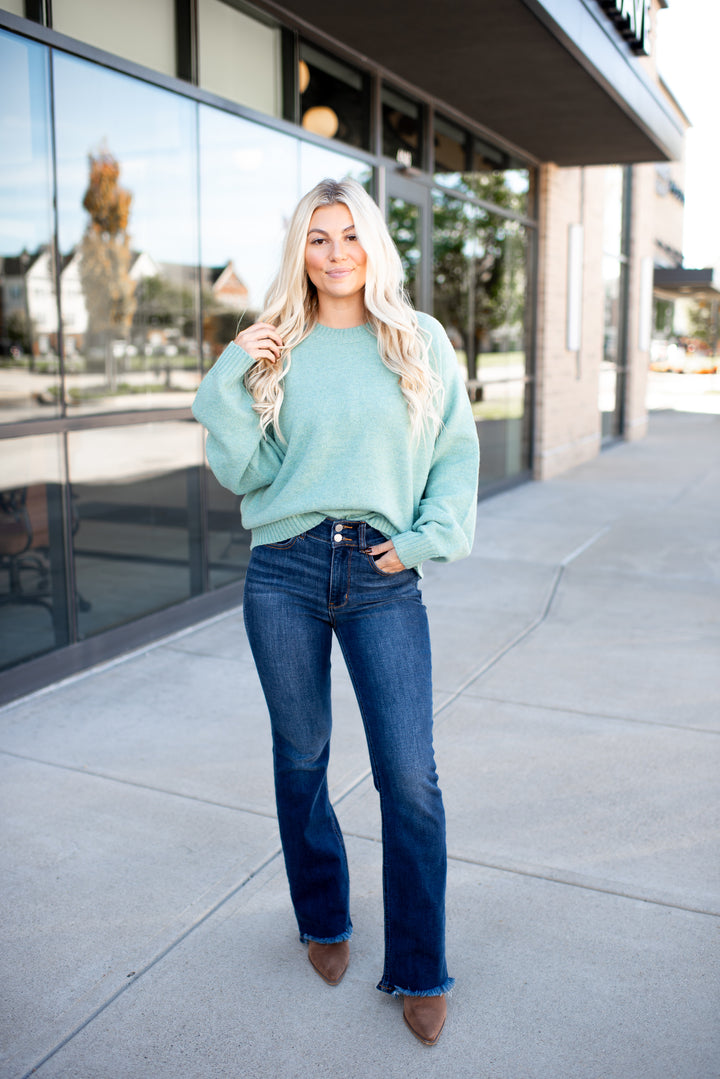 The Taylor Crewneck Sweater (Sage)