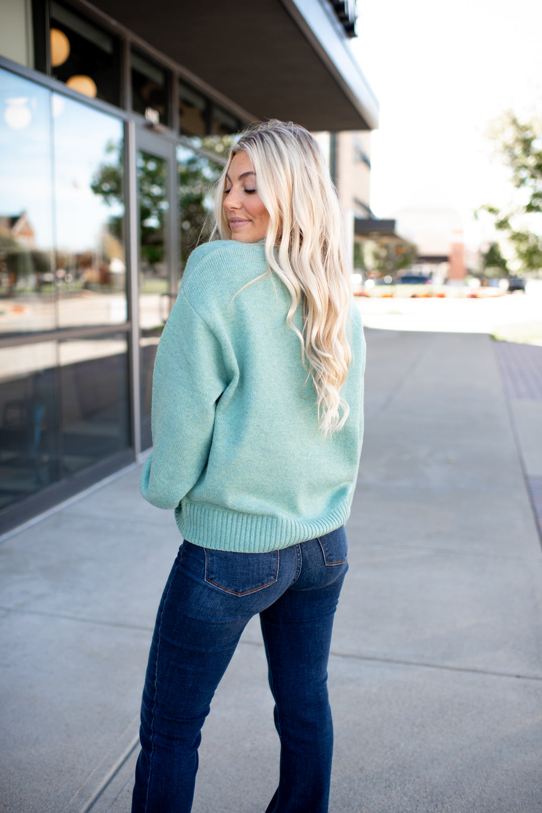 The Taylor Crewneck Sweater (Sage)