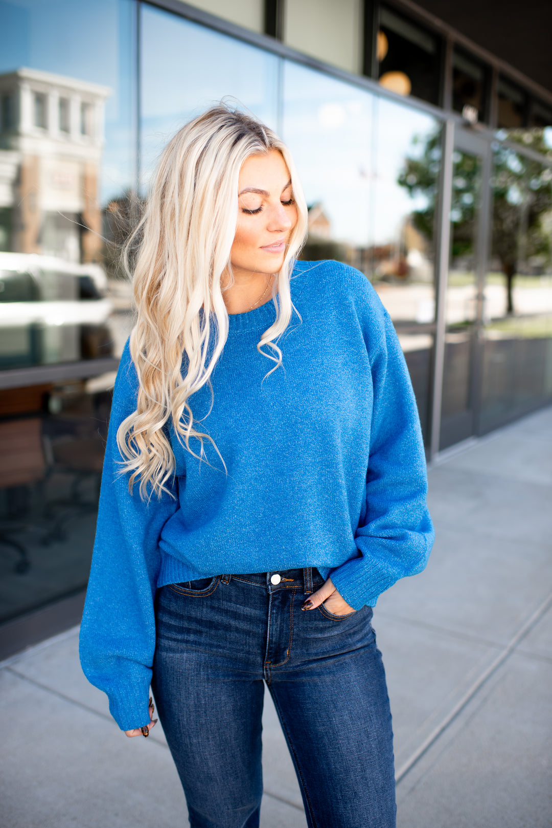 The Taylor Crewneck Sweater (Blue)