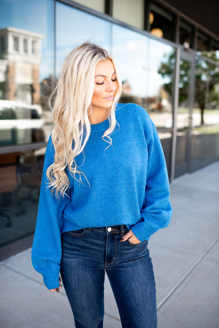 The Taylor Crewneck Sweater (Blue)