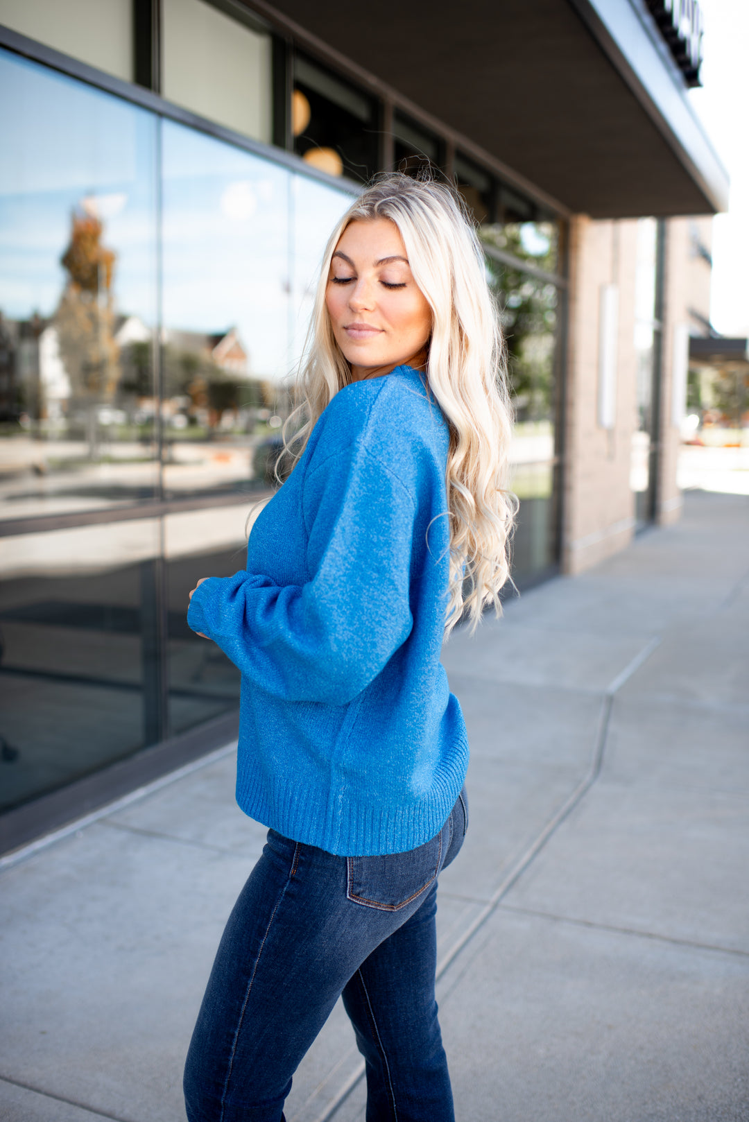 The Taylor Crewneck Sweater (Blue)