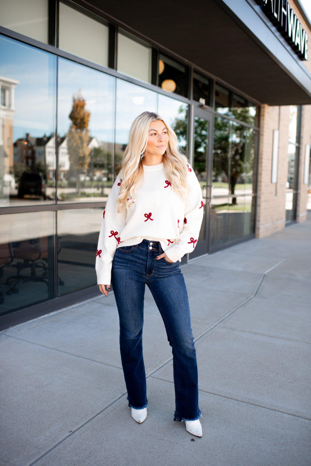 Tied With Love Sweater (Cream)
