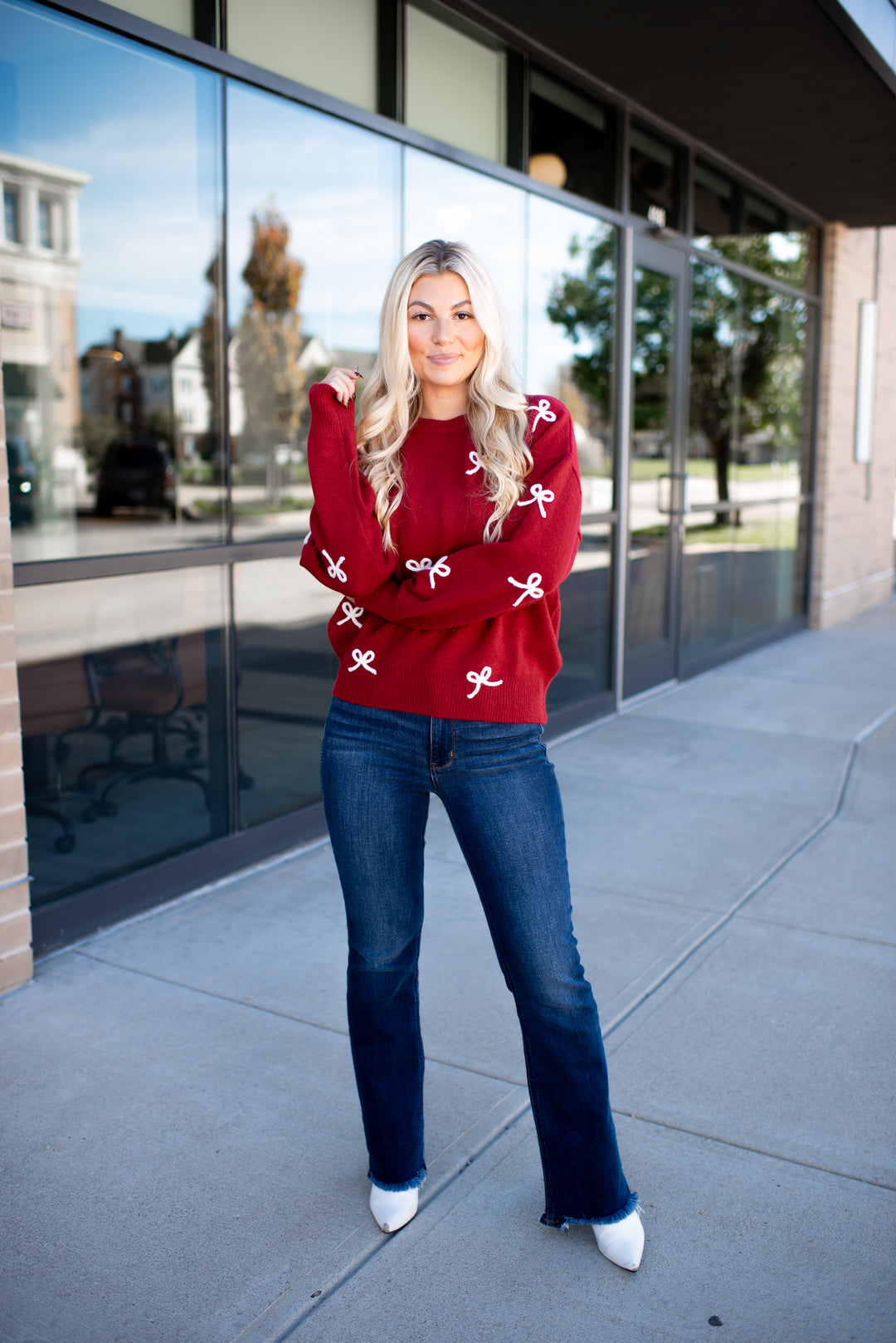 Tied With Love Sweater (Red)