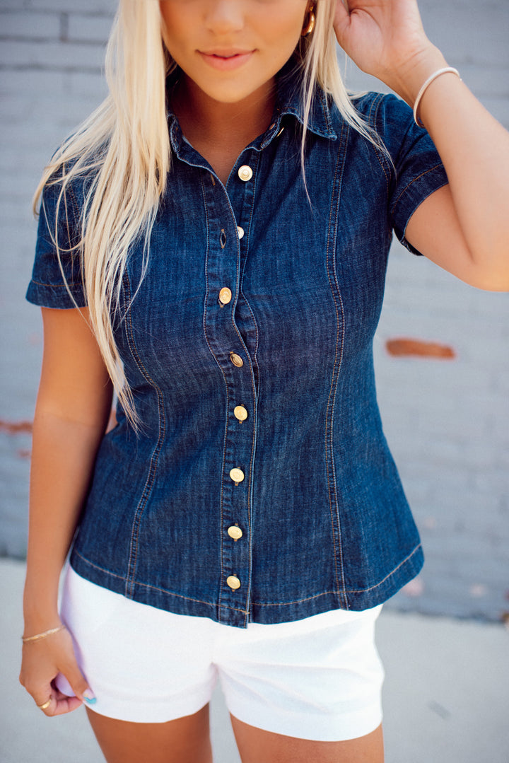 Wexley Top (Denim)