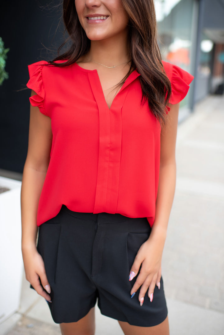 Arabella Blouse (Red)