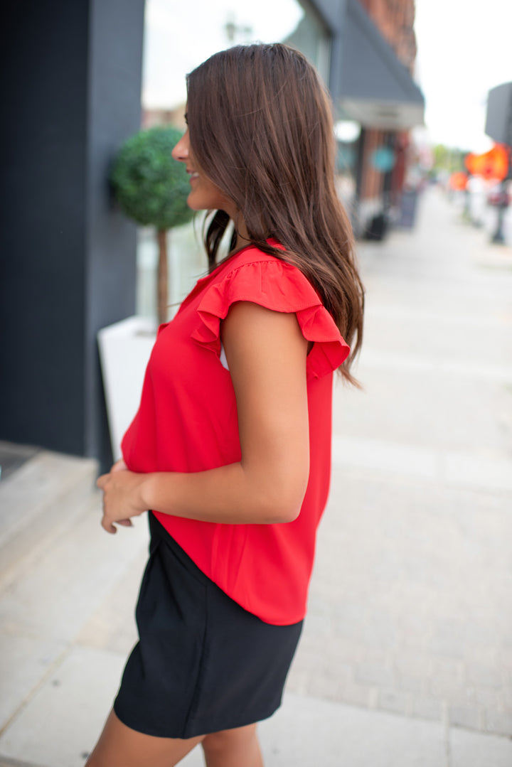 Arabella Blouse (Red)